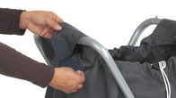 Folding Laundry Hotel Luggage Dolly / OEM Chrome Hotel Luggage Carrier