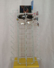 Sunglasses Eyewear Metal Counter Display Stands With Rotated Base