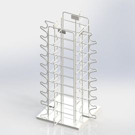 Sunglasses Eyewear Metal Counter Display Stands With Rotated Base